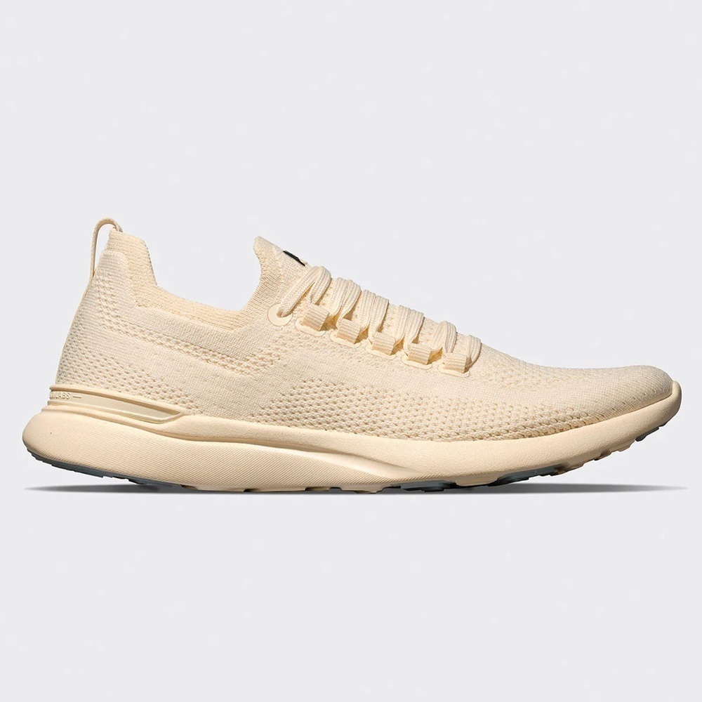 APL Women's TechLoom Breeze Vanilla Butter Yellow Sneakers Size 7.5 NEW